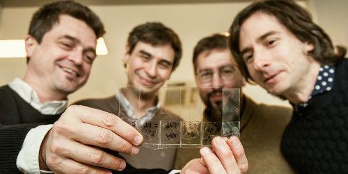 Galo Soler-Illia, Paolo Catalano, Martín Desimone y Martín Bellino, ganadores del Innovar
